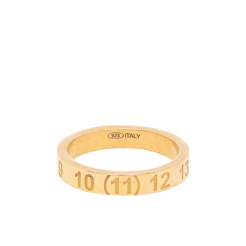 Anello a Fascia con Motivo Numeri