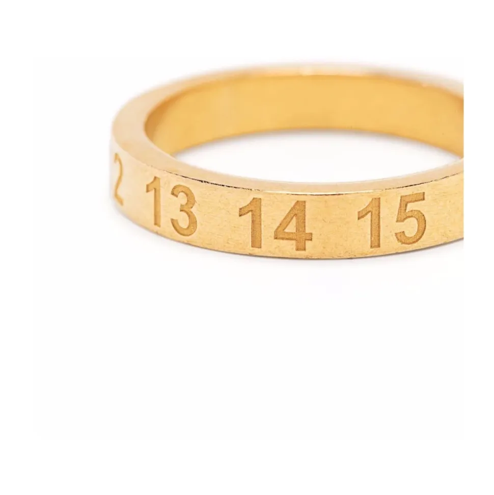 Anello a Fascia con Motivo Numeri