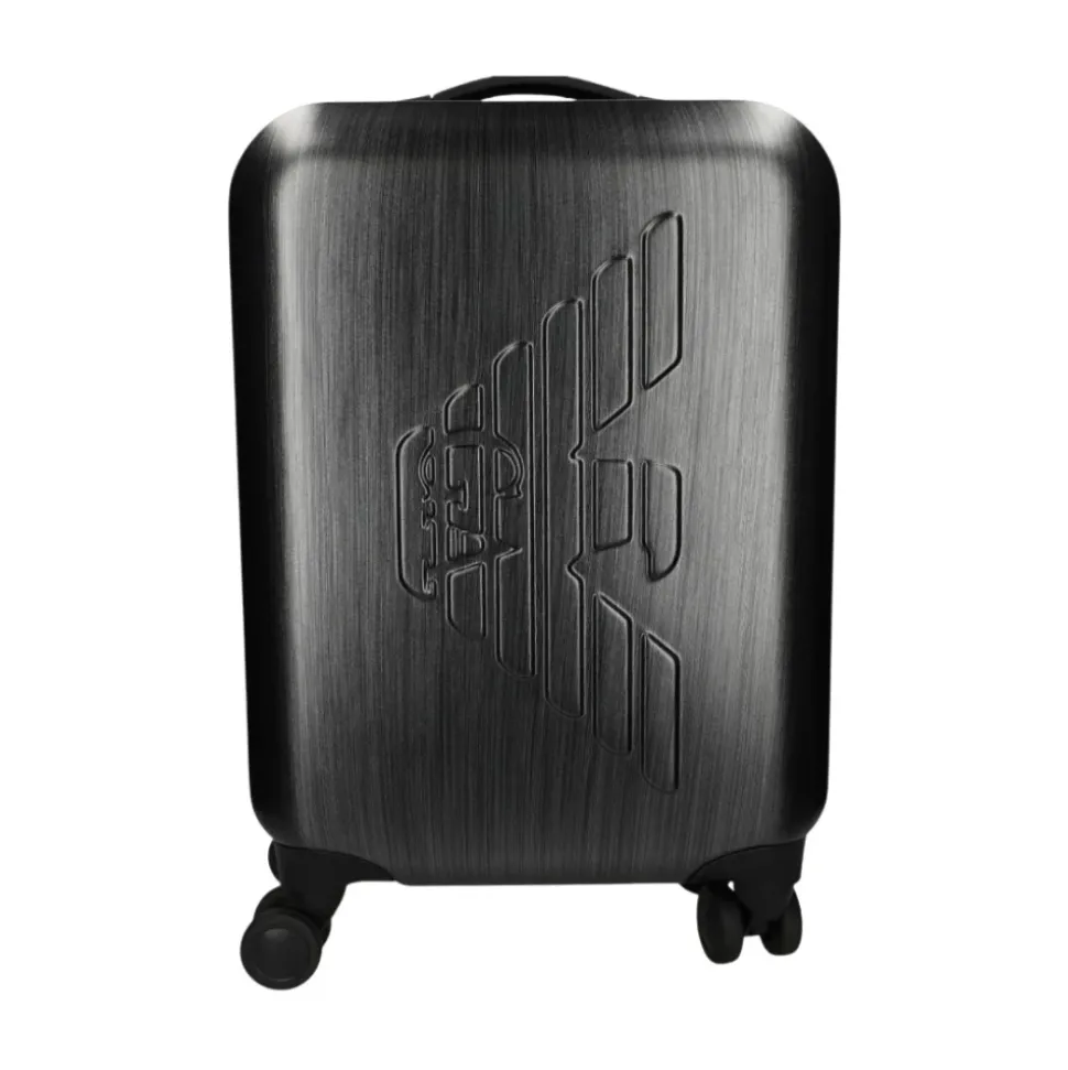 Bagaglio a mano in ABS con aquila in rilievo oversize 56 cm