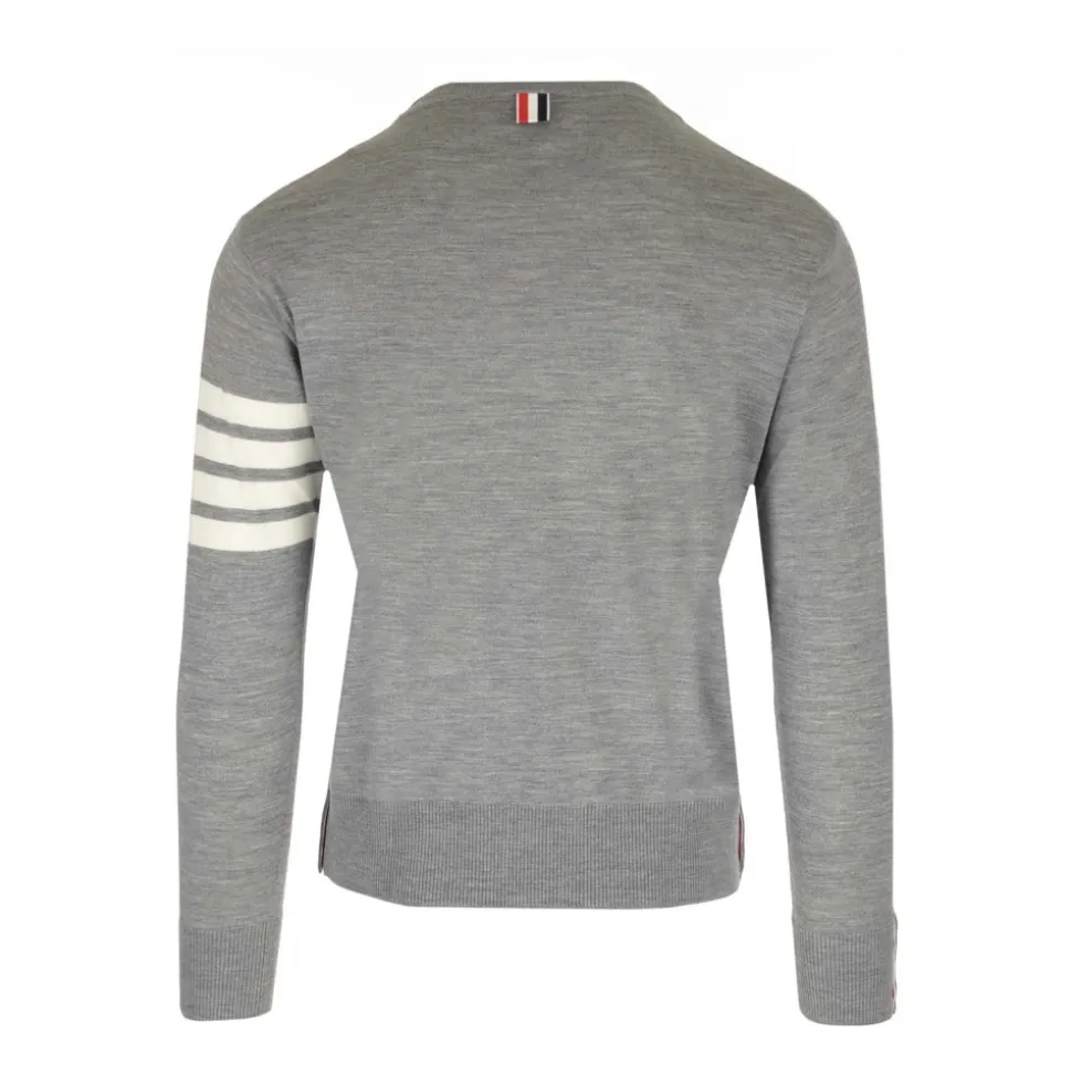 4-bar' merino wool sweater