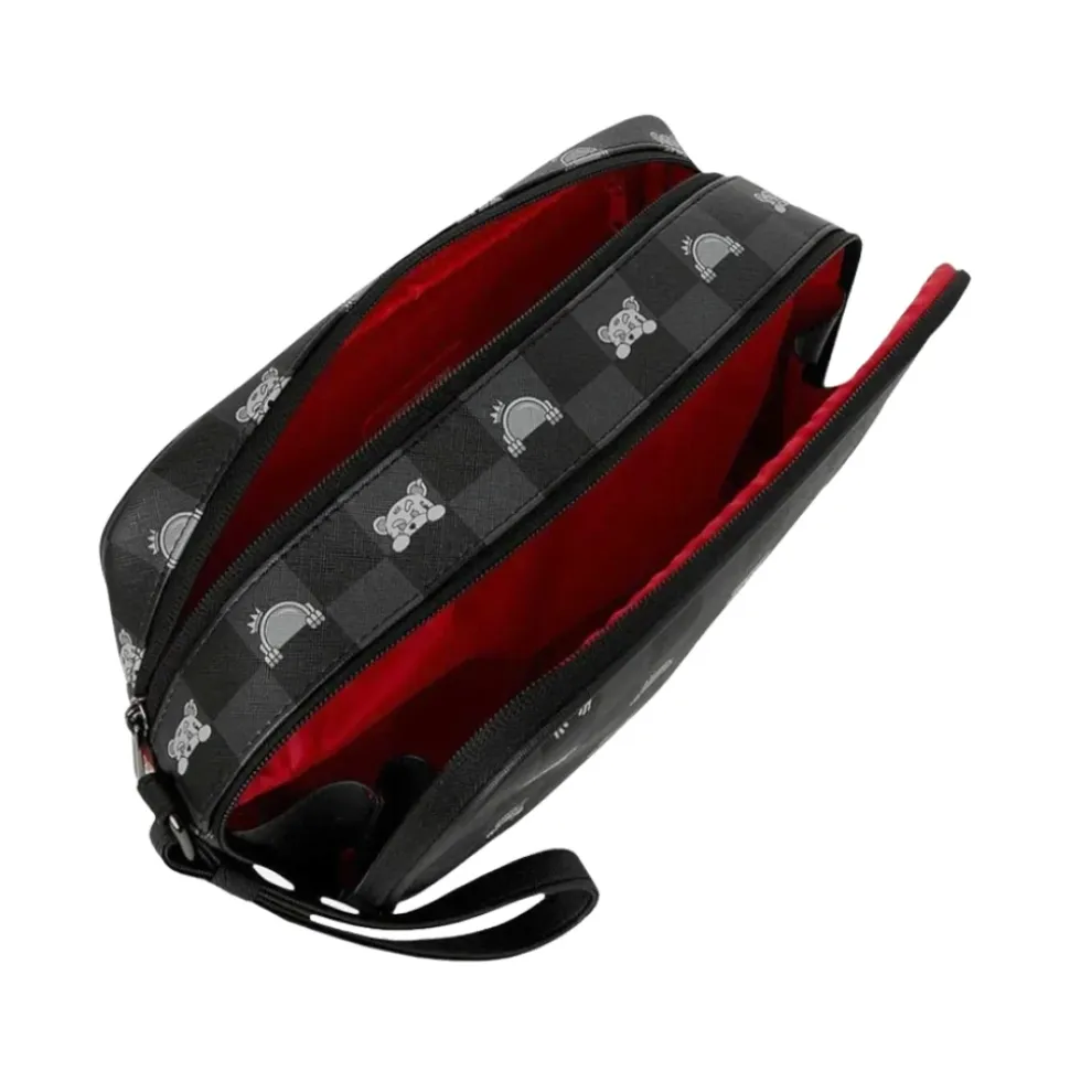Beauty Case a Scacchi con Personaggio Spuntato