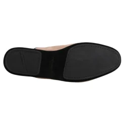 Beige Scivoli in Camoscio Scarpe Piatte