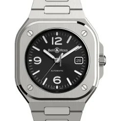 BELL & ROSS - Uomo - BR05A-BL-ST/SST - Bell & Ross Br 05 BLACK STEEL 40mm - BR05A-BL-ST/SST