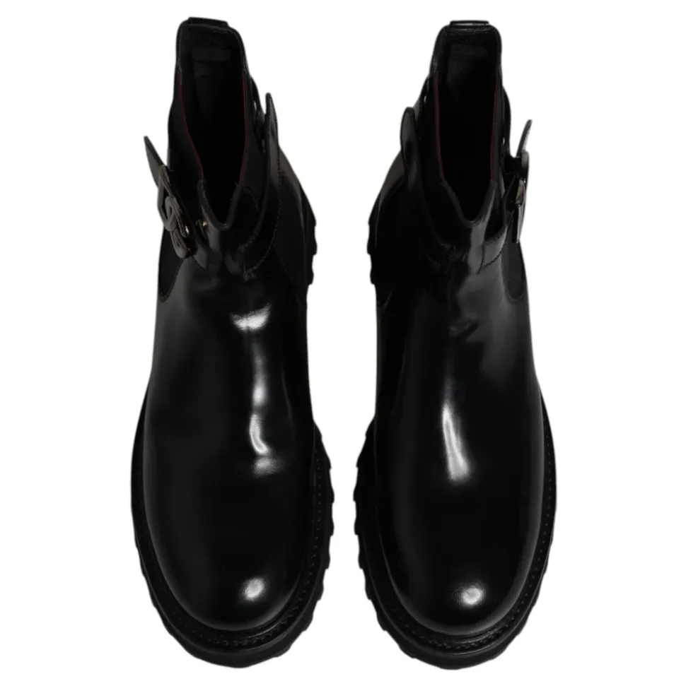 Belted Logo Chelsea Boots