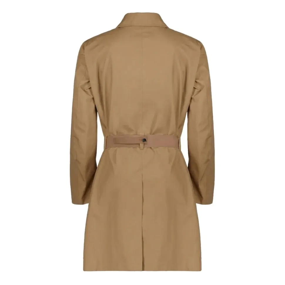Belted Single-Breasted Coat