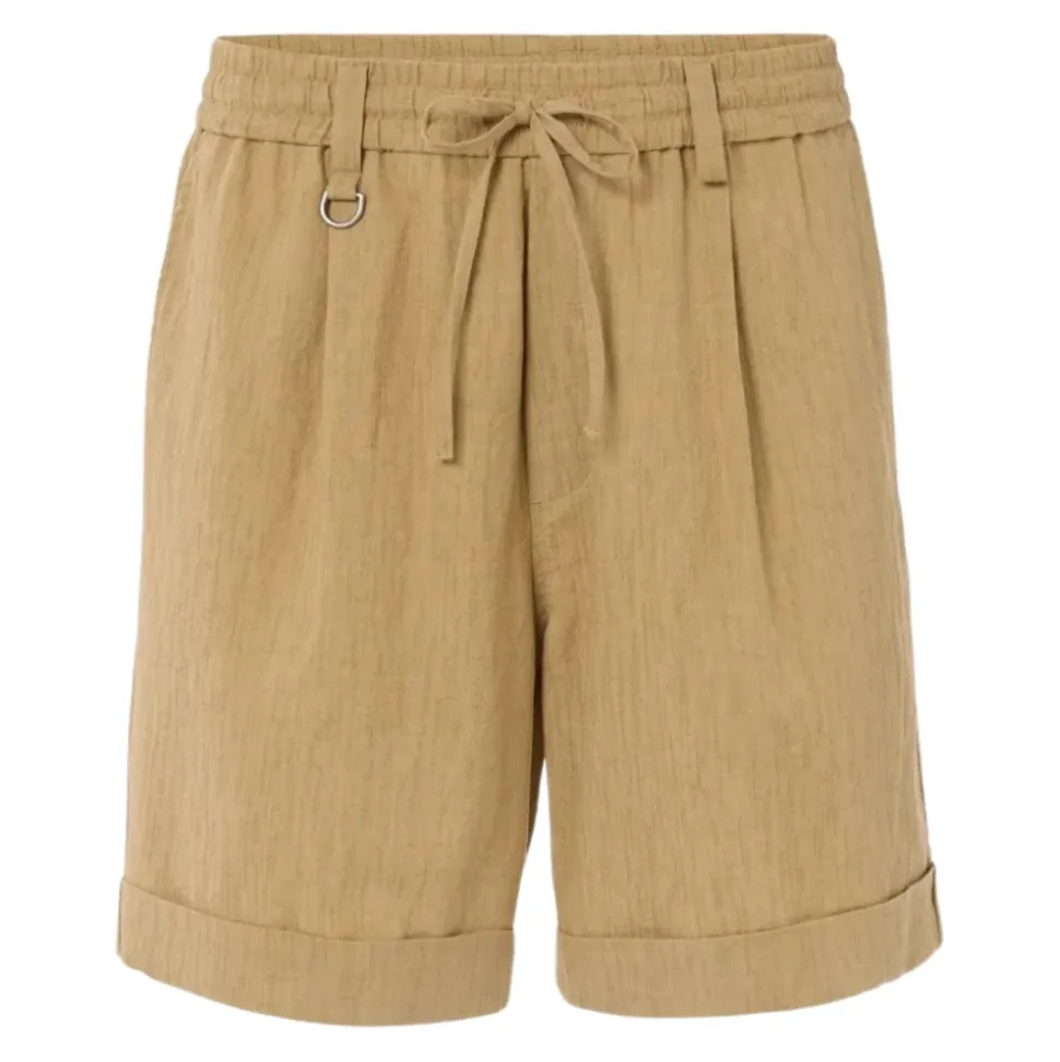 Bermuda Cammello con Cintura Elastica
