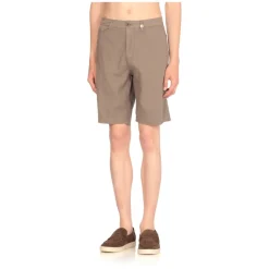 Bermuda grigi in cotone con tasche