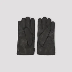 Black Deer Leather Gloves