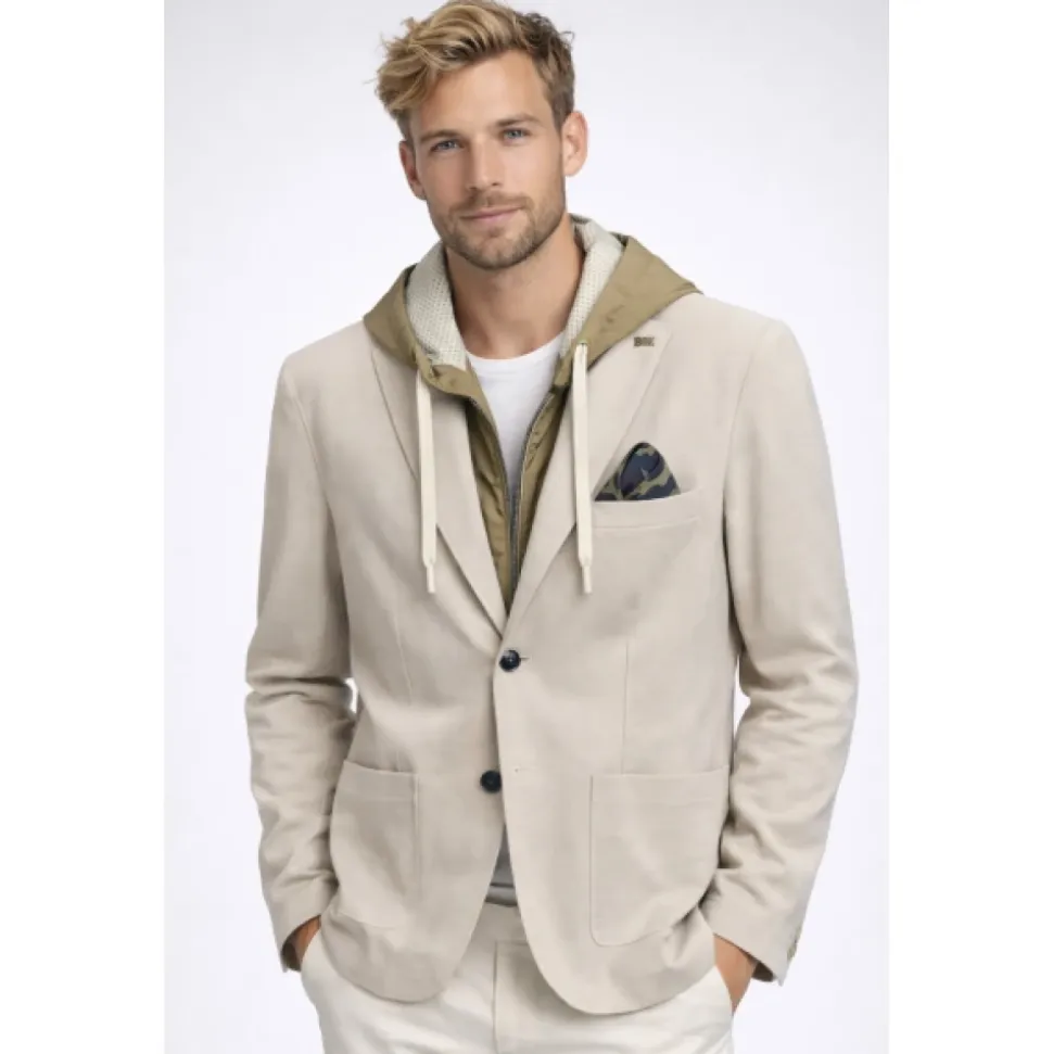 Blazer con cappuccio