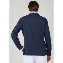 Blazer in Tessuto Blu Primavera