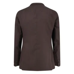 Blazer monopetto a spina di pesce