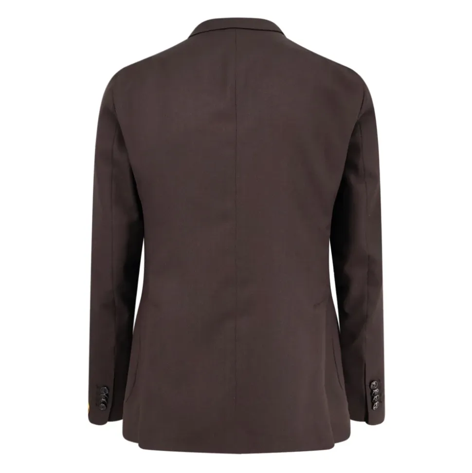 Blazer monopetto a spina di pesce