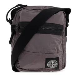 Borsa a tracolla con patch logo