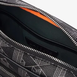 Borsa a tracolla con texture granulosa