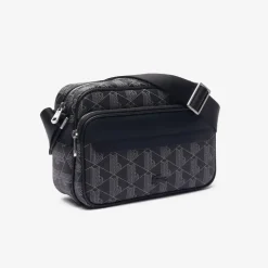Borsa a tracolla con texture granulosa