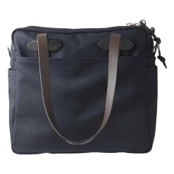 Borsa Tote in Twill Robusto con Cerniera