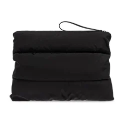 Borsa trapuntata con logo