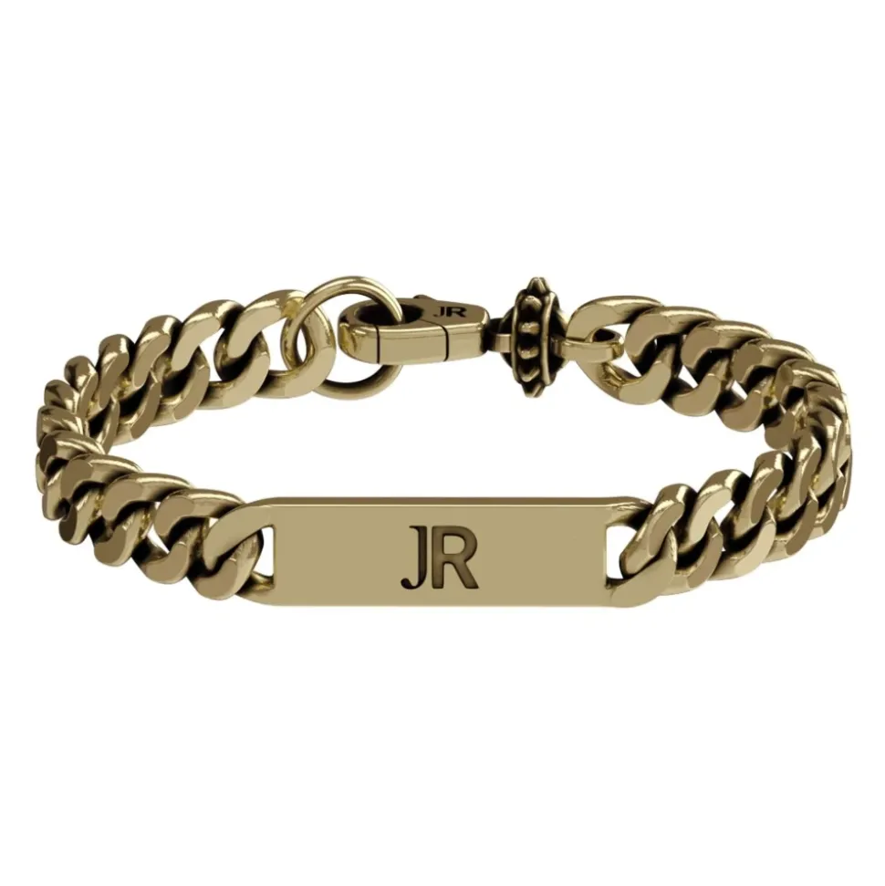Bracciale a catena con placca JR