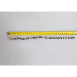 Bracciale con Catena Argentata e Perle