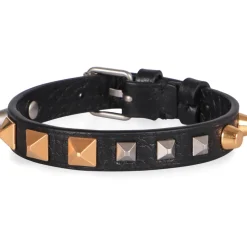 Bracciale Rockstud in pelle