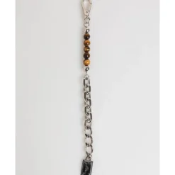 Bracciale Uomo in Argento con Perline