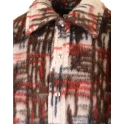 Brushed alpaca overshirt