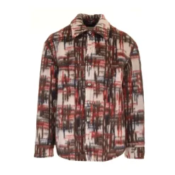 Brushed alpaca overshirt