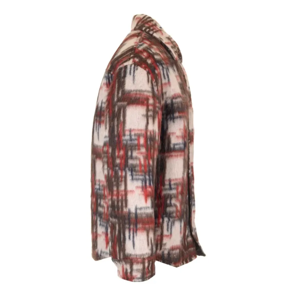 Brushed alpaca overshirt