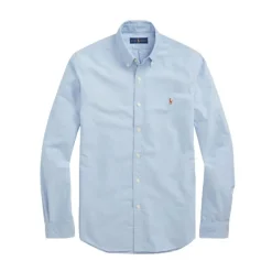 Camicia aderente in cotone Oxford