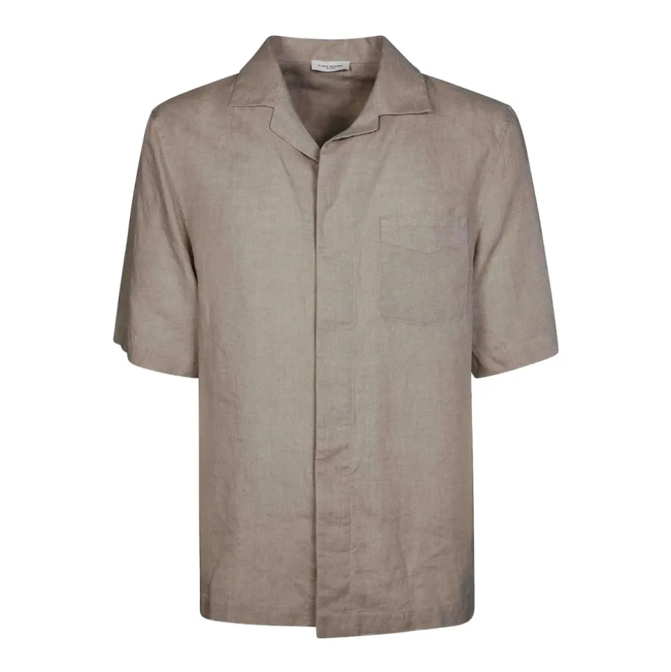 Camicia a maniche corte con taschino