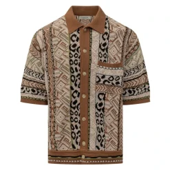 Camicia a Maniche Corte in Maglia