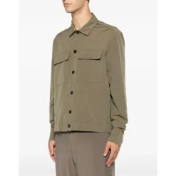 Camicia a maniche lunghe con tasche a patta