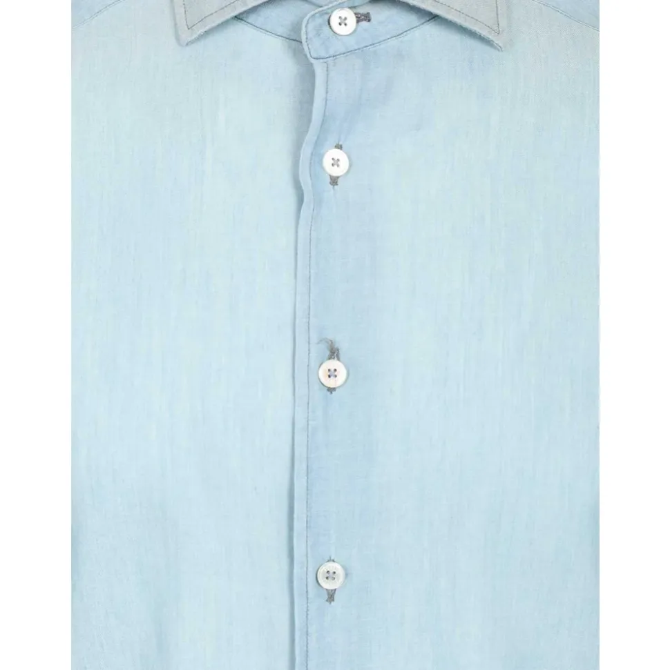 Camicia a maniche lunghe in cotone