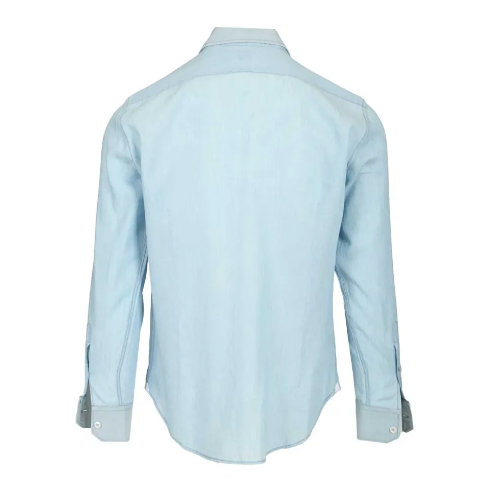 Camicia a maniche lunghe in cotone