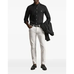 Camicia a maniche lunghe in lino