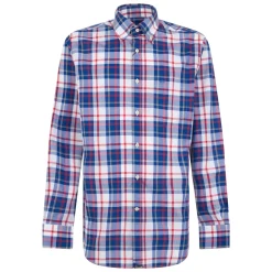 Camicia a Quadri a Maniche Lunghe