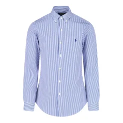 Camicia a Righe con Logo