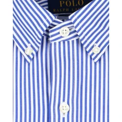 Camicia a Righe con Logo