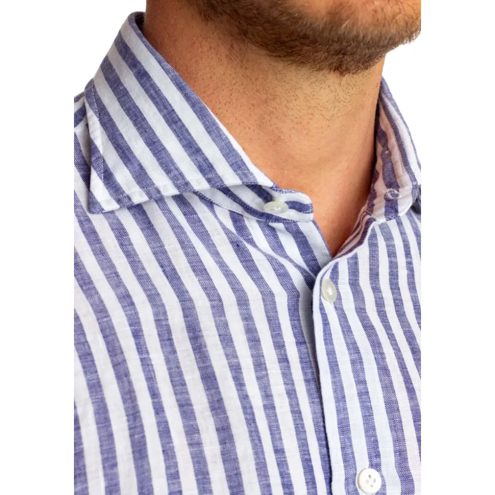 Camicia a Righe in Lino