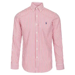 Camicia a righe in popeline Custom Fit