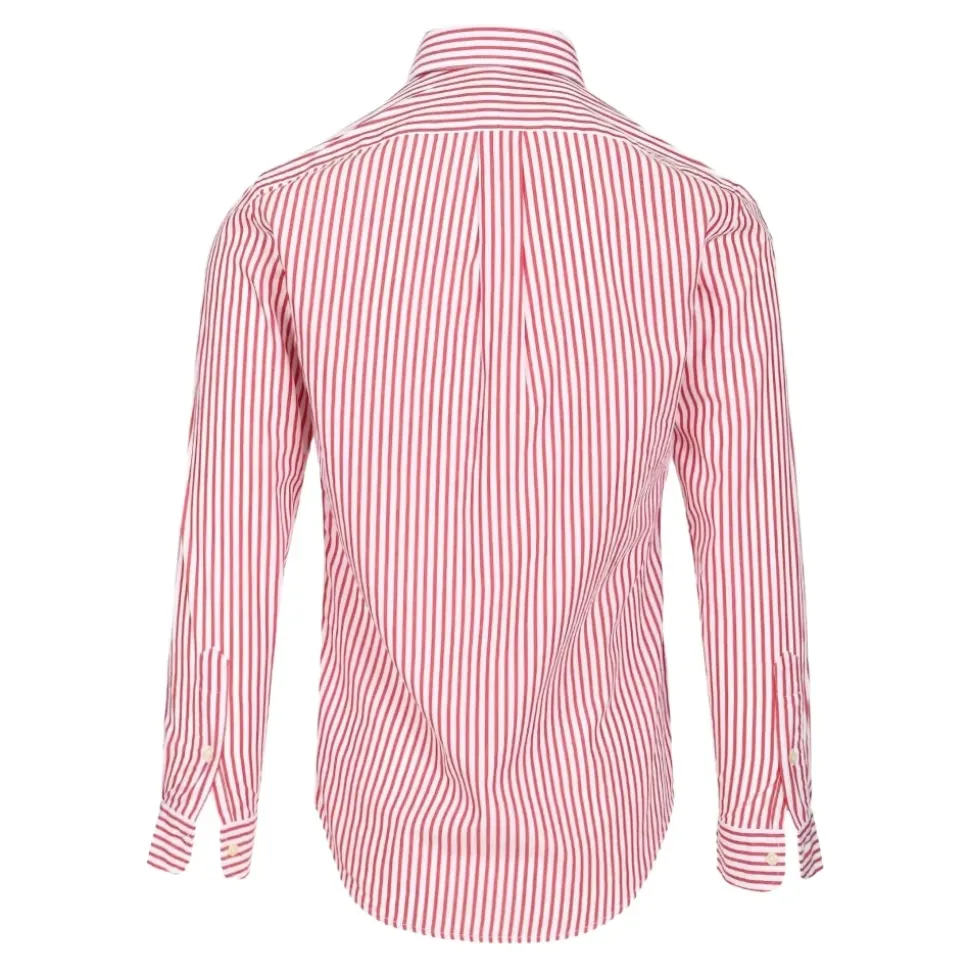 Camicia a righe in popeline Custom Fit