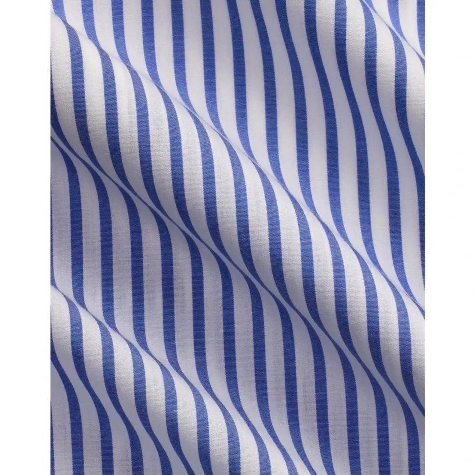 Camicia a righe in popeline custom-fit