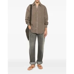 Camicia Bottoni Manica Lunga Andrea