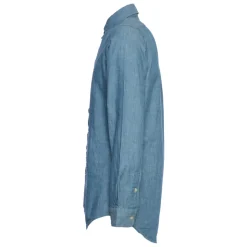 Camicia Chambray con Pony Ricamato