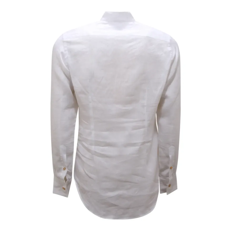 Camicia Coreana in Lino Made in Italy