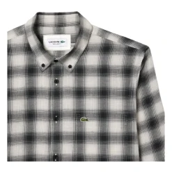Camicia di flanella a quadri in misto cotone/lana
