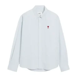 Camicia in Cotone Blu Chiaro AW25