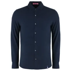 Camicia in Cotone Piqué Orlo Arrotondato