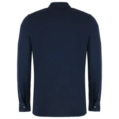 Camicia in Cotone Piqué Orlo Arrotondato