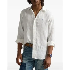 Camicia in Lino Bianco